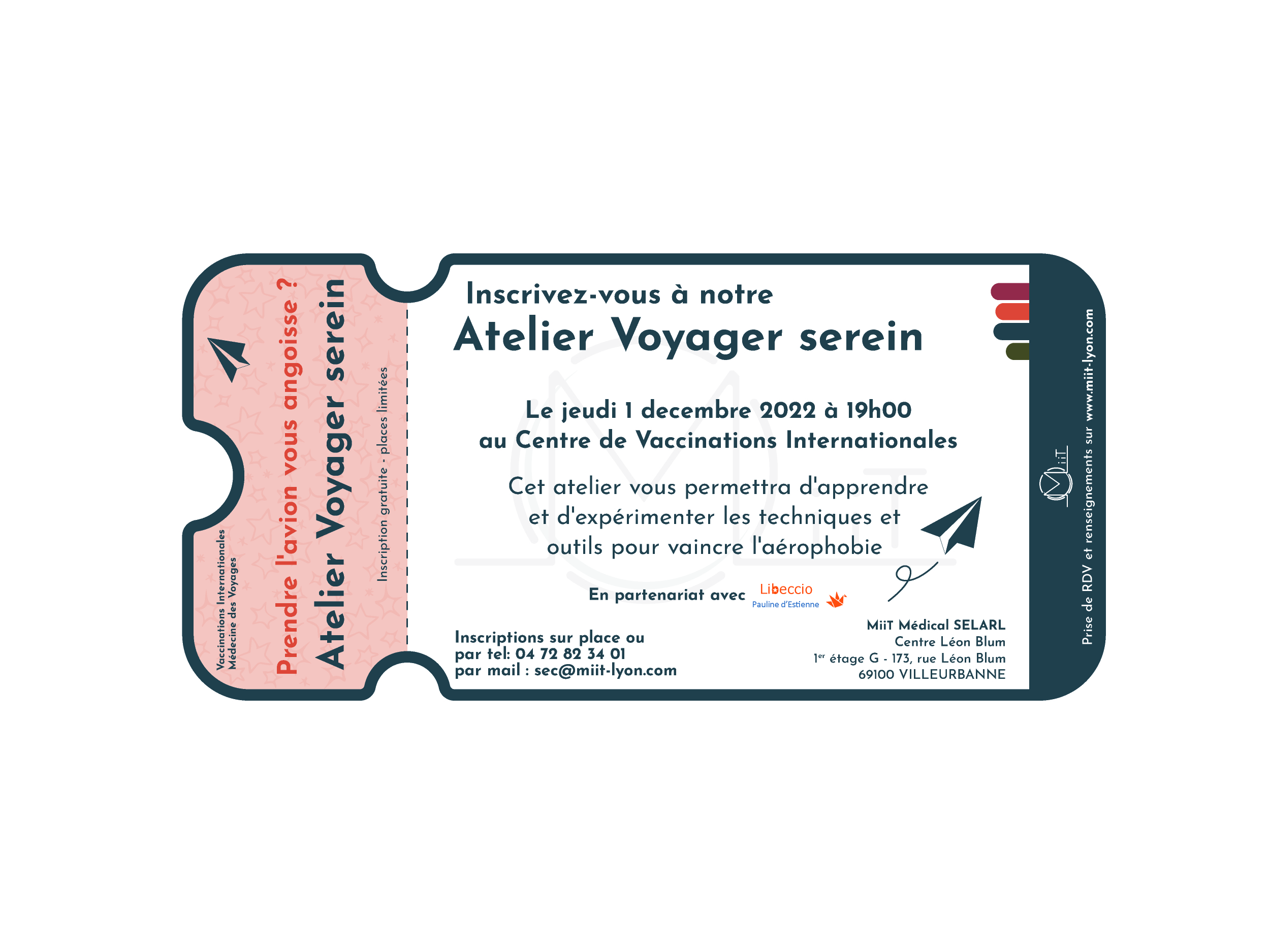 Atelier voyager serein Angoisse de l'avion phobie avion